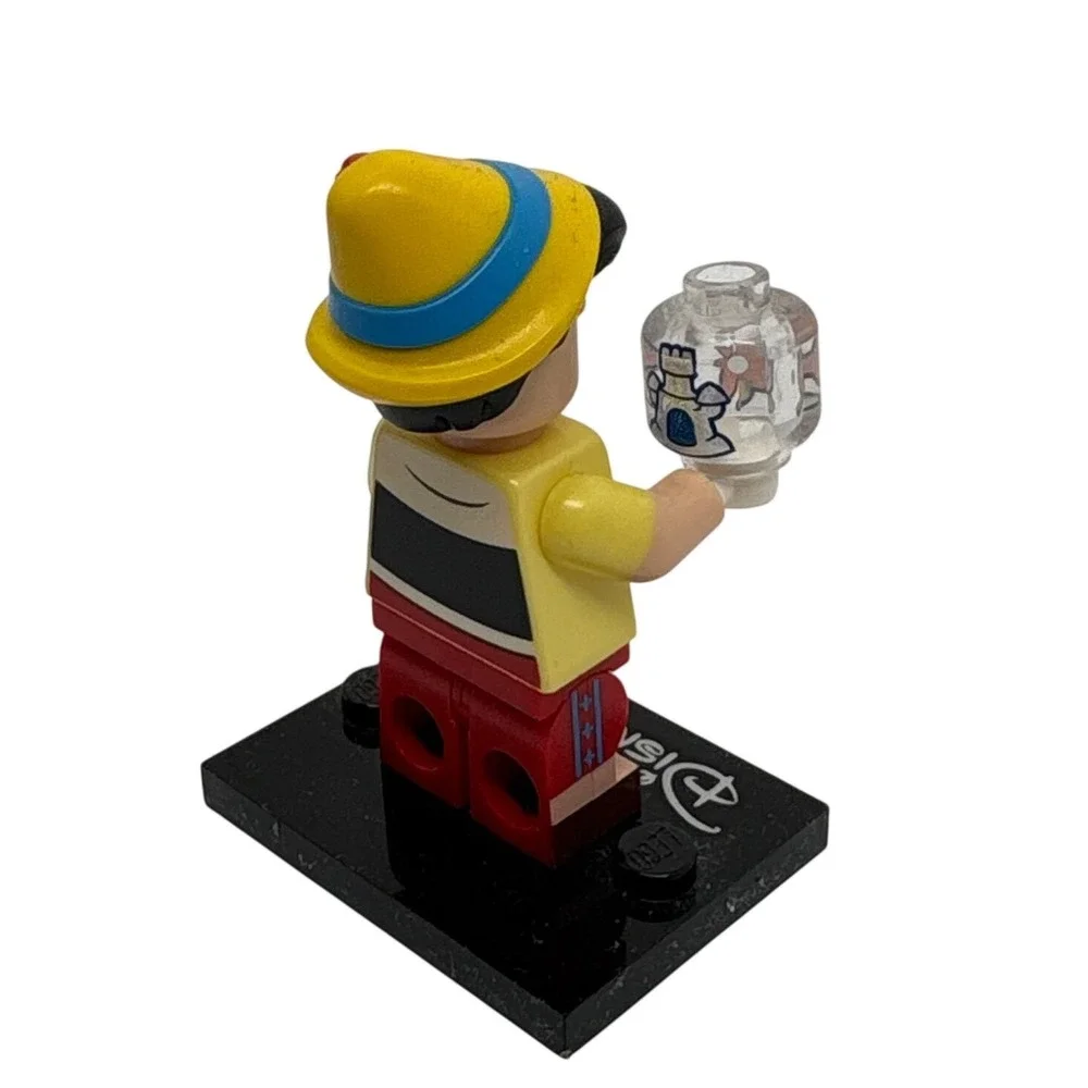 LEGO Disney 100 Pinocchio Minifigure 71038 with Cleo Fishbowl and Stand 2023
